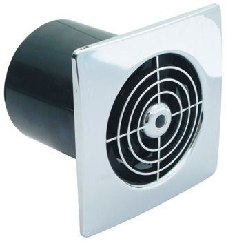 Extractor Fan Standard Wall or Ceiling System 100/125/150 Long life motor System 4 140 x 140 mm chrome