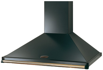 Rectangle CLAHDC90BB/ Chimney Hood Black/Brs