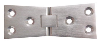 Butt Hinge Counter Flap 102 x 32 mm Brass With brass pin Polished brass
