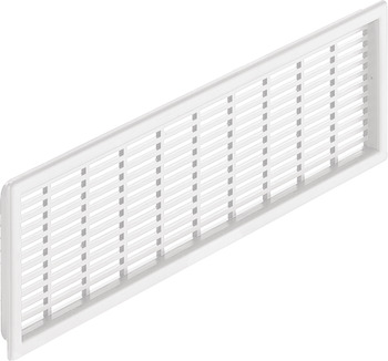 Ventilation Grille Rectangle 175x41mm Plastic White