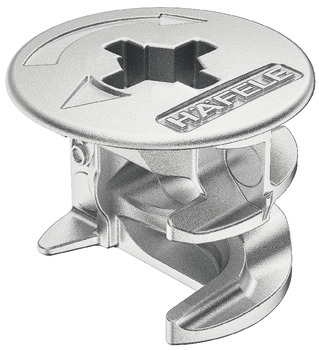 Minifix 15 Housing 19mm w Rim Bright
