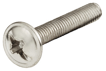 Connecting Screw, Combi Slot PZ2, M4, Zinc Plated, 15 mm - view 2