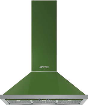 Smeg Por KPF9OG Chm.Hood Grn/Stainless Steel