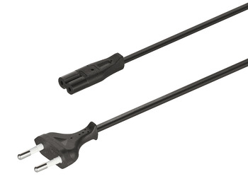 Loox LED M.Lead Euro Plug 250V 2.0m Black