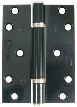 Butt Hinge Fixed Pin 3 Knuckle 100 x 75 mm Colour Coated Steel Hi-Load Grade 11 BS EN 1935 Black