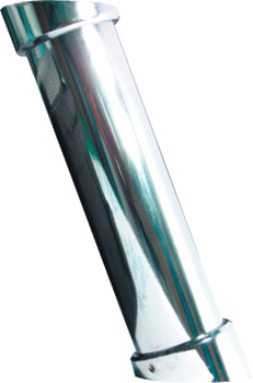 Breakfast Bar Support 20° Screw Fixing for Fixing to Wooden Countertops Polished chrome