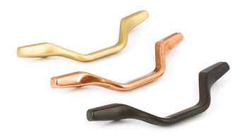 Osaka Pull Handle Zinc Alloy Graphite 160mm Fixing Centres - view 2