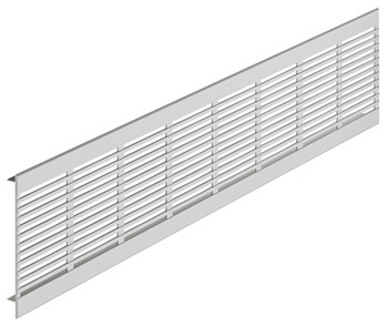 Ventilation Grille Phillips Slot 100x100mm Anodised Silver Fire Rated