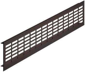 Ventilation Grille Rectangle 480x80mm Anodised D.Brw MC4
