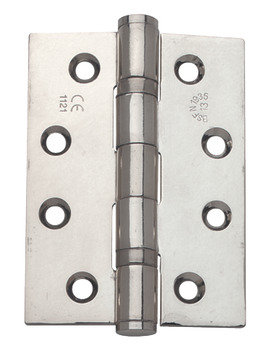 Butt Hinge Ball Bearing 102 x 76 mm Stainless Steel ANSI hole pattern Satin