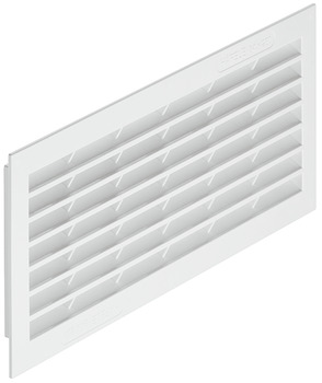 Ventilation Grille Rectangle 254x108mm Plastic White
