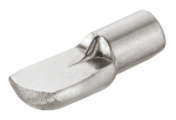 Shelf Support D5mm Spoon Plug Steel NP