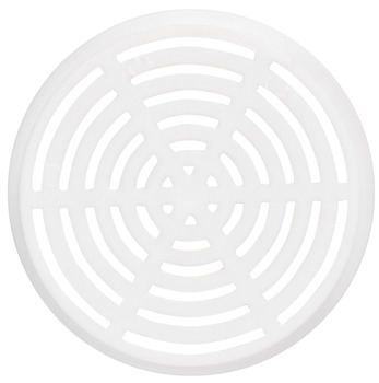 Vent Trim Rectangle D65mm Plastic White
