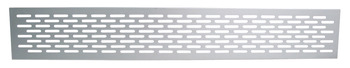Ventilation Grille Rectangle 450x70mm Anodised M.Silver