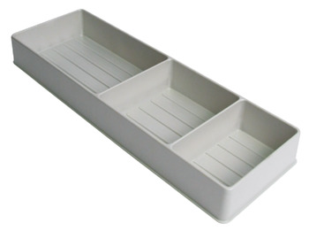 Detergent Holder Plastic 450 x 150 mm Aluminium grey