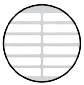 Ventilation Grille Rectangle 480x80mm Anodised M.Silver Fire Rated - view 2