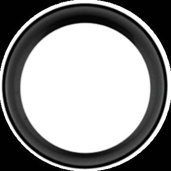 Vent Trim Rectangle D29mm Plastic White - view 2