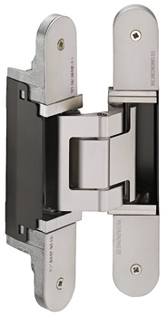 3D Hinge 180° Aluminium Zinc Diecast and Steel Tectus TE 540 A8 3-way continuous adjustment Bronze metallic