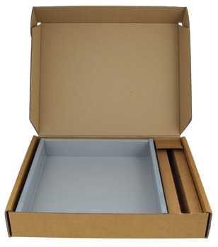 Assembled Drawer System Matrix Box P 35 kg Soft Close Standard Pre-assembled drawer; just add drawer front For cabinet width 900 mm grey/aluminium