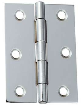 Butt Hinge Steel 1838 Length x width: 75 x 49 mm max. door weight 25 kg bright zinc plated