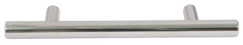 Alice Bar Handle Steel Polished Chrome D12mm 96mm Fixing Centres