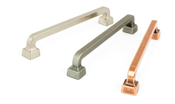 Brera D Pull Handle Zinc Alloy Pew 160mm Fixing Centres - view 2