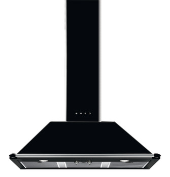 Smeg Vic KT100BLE Chm.Hood Black/Stainless Steel