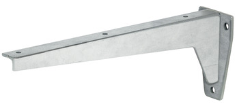 Fixed Bracket for Tables and Bench Seats Load Bearing Capacity 150 kg per pair Hegbo Dimensions (AxBxC): 280 x 53 x 100 mm grey primed - view 2