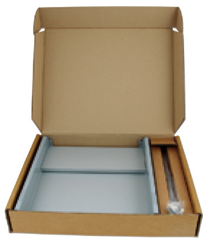 Assembled Drawer System Matrix Box P 35 kg Soft Close Pan Pre-assembled drawer; just add drawer front For cabinet width 600 mm grey/aluminium