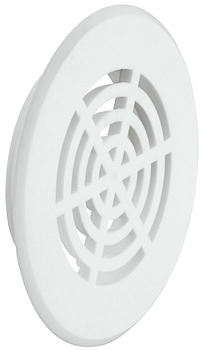 Vent Trim Rectangle D50mm Plastic White
