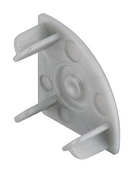 Loox5 2195 Profile SM Endcaps Plastic Silver - view 2