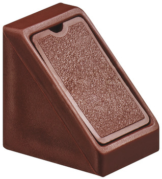 Mini Corner Connector 20x18mm Dark Brown
