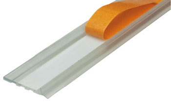 Plinth Seal StickOn 16mm 2500mm Plastic Trans