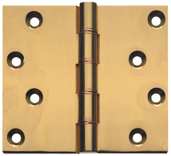 Projection Butt Hinge DPBW 100 x 102 mm Brass 11 mm Ø knuckle Satin chrome