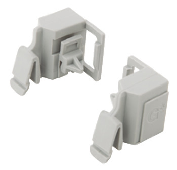 NPS Rectangular Rail Clip LH Silver