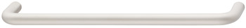 D Pull Handle Steel Ø 10 mm Fixing Centres 96-160 mm Matt nickel fixing centres 128 mm