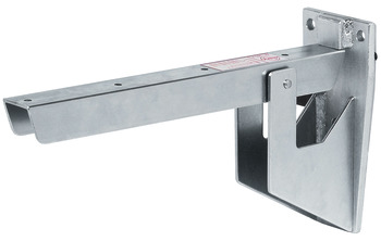 Folding Bracket Heavy Duty Screw Fixing Load Bearing Capacity 500 kg per pair Hebgo Steel Bright galvanized