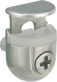 Shelf Support Plug in for Glass Shelves Peki Nickel plated