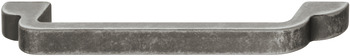 Theodore D Pull Handle Zinc Alloy Antique Tin 128mm Fixing Centres