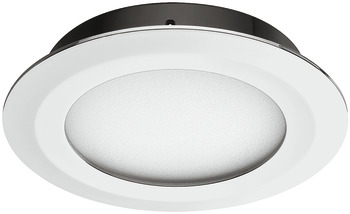 LED Downlight 12 V Ø 72 mm Rated IP20 Loox Compatible Smally Plus Natural white 4300 K White finish