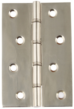 Butt Hinge DSSW Stainless Steel Square corners Length x width: 100 x 66 mm satin