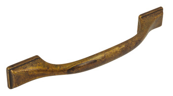 Shapes D Handle Zinc Alloy Antique Copper 128mm Fixing Centres - view 2