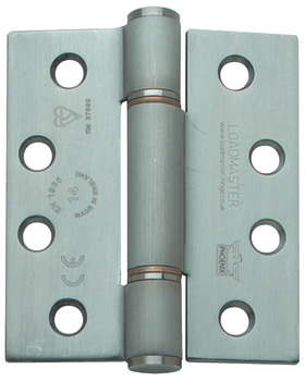 Butt Hinge 102 x 89 mm Grade 316 Stainless Steel Loadmaster ANSI hole pattern (template drilled) Radius corners polished