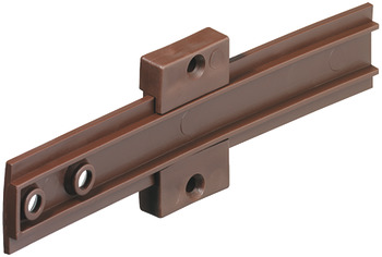 Connecting Fitting for Appliance Doors Plastic Brown