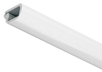 Cable Channel Length 2500 mm with Hinged Lid 5110 For concealing Loox cables White finish RAL 9010