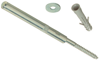 Concealed Shelf Support for Installation into Masonry Walls Hardened steel