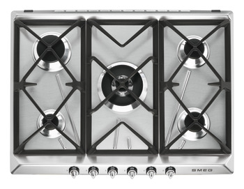 Smeg Vic SR975ZGH Hob Gas 5Z Stainless Steel