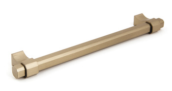 Tiberius Bar Handle Aluminium Stainless Steel Effect 192mm Fixing Centres