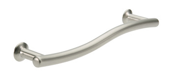 Kyle Pull Handle Zinc Alloy Matte Nickel 128mm Fixing Centres