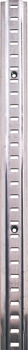 Raised Bookcase Strip Surface Fixing for Commercial Bookcases and Shelving Bright zinc plated
